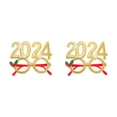 thumbnail image 4 of VONKY 2024 Glasses Frame Accessory For Every Occasion Party Supplies Funny Shape gold 2Set, 4 of 6