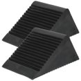 thumbnail image 1 of EIGTHTAIL 2 Pcs Fournitures pour Voiture Bloc d'Arrêt de Glissement Roue X Cales Caoutchouc Contrôle Pneu Triangle Robuste, 1 of 6
