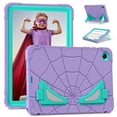 thumbnail image 1 of Étui Robuste Super Héros Enfants Sécuritaire en Silicone TPU PC Armure Rigide pour Samsung Tab A9 A8 Plus Tablette Support Antichute Antichoc Violet Menthe Tab A8 10.5 2021, 1 of 6