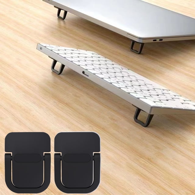 Cameland Support pour Ordinateur Portable Support Adhésif Invisible Support de Bureau pour Coussinet de Hauteur Mini Support de Hauteur Portable