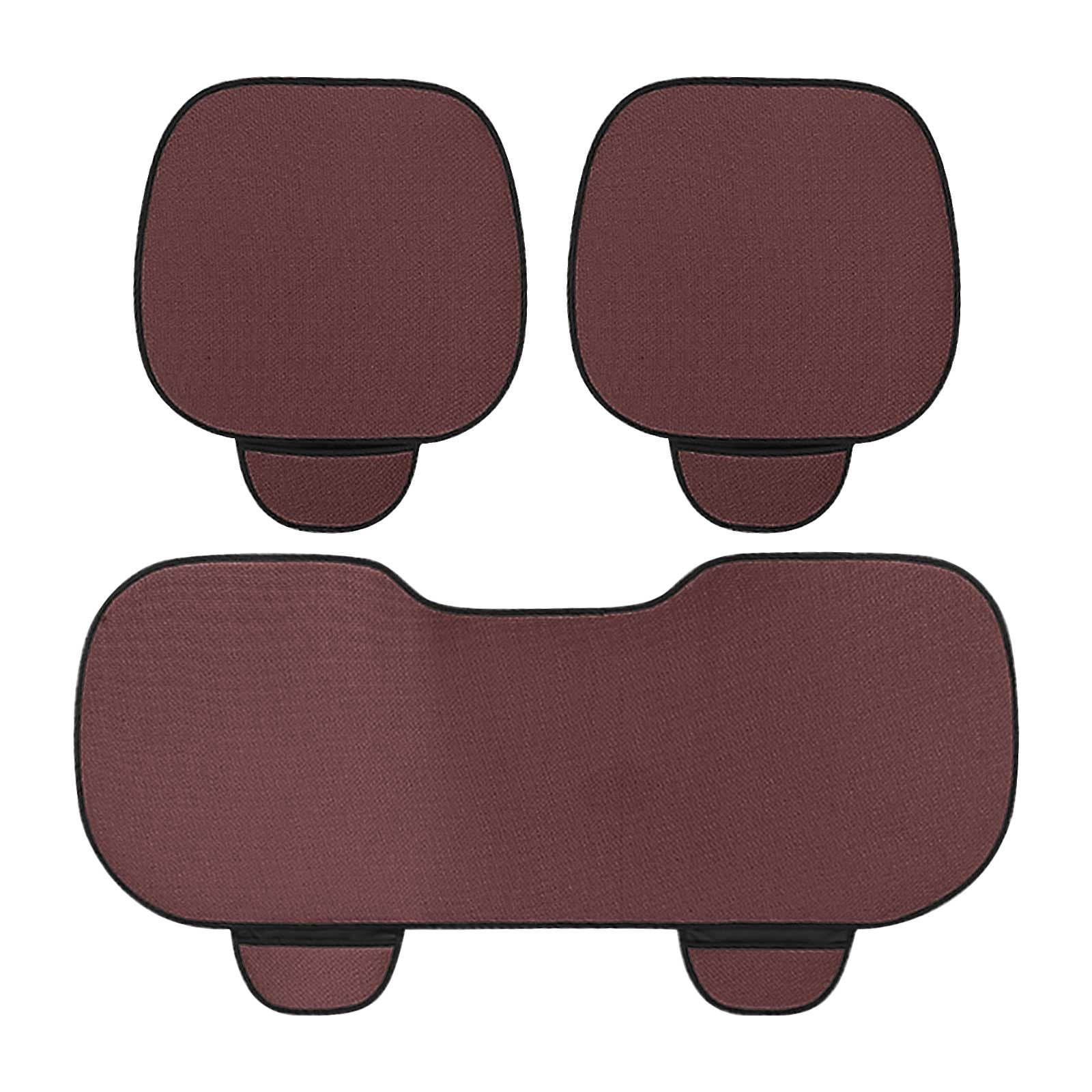 E Car Seat Cushion Ice Silk 3 Piece Set Backless Cool Summer Car Seat Cover Universal Fit For Most Vehicles Lightweight And Breathable Mat For Driving Comfort 604G Weight