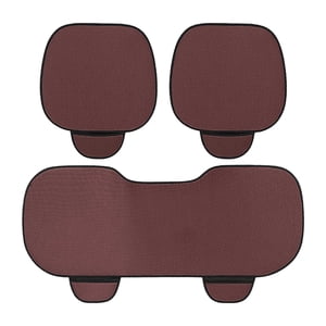 E Car Seat Cushion Ice Silk 3 Piece Set Backless Cool Summer Car Seat Cover Universal Fit For Most Vehicles Lightweight And Breathable Mat For Driving Comfort 604G Weight
