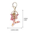 thumbnail image 2 of TopLLC New English Letter Keychain Hanger Car Keychain Bag Accessories Suspension components, 2 of 2