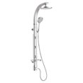 thumbnail image 1 of Pulse ShowerSpas 1017-S Système de Douche en Aluminium Anodisé Bonzai&44; Argent avec Finition Chromée, 1 of 6