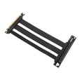 thumbnail image 1 of PCI E 4.0 X16 High Speed Flexible Extender Card, PCI Express 4.0 X16 GPU Riser Cable with Cable Protector for RTX 4090 Ti 8900 XT Gaming AI Applications, 1 of 7