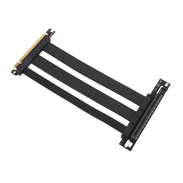 PCI E 4.0 X16 High Speed Flexible Extender Card, PCI Express 4.0 X16 GPU Riser Cable with Cable Protector for RTX 4090 Ti 8900 XT Gaming AI Applications