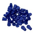 thumbnail image 1 of Unique Bargains Butée à Cloche, Verrou de Corde pour Sac à Cordon, Bleu Foncé Lot de 50, 1 of 5
