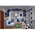 thumbnail image 2 of Tapis rectangle amusant pour enfant L'Heure du soccer multicolore nylon, 2 of 2
