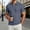 Blue, variant on Polo Shirt Men Short Sleeve Quarter Zipper Polo Tees Lightweight Grey TShirt for Men