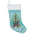 thumbnail image 1 of Carolines Treasures CK3865CS Grey Schnoodle Christmas Tree Christmas Stocking, 1 of 2