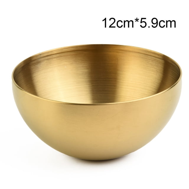 Stainless Steel Rice Soup Heat Insulated 304 Double Walled Bowl Salad Mixing