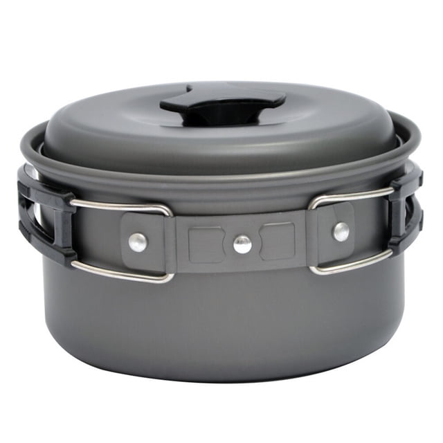 1pc Camping Cookware Cooking Pot Foldable Pot Cooking Supply Camping Accessories