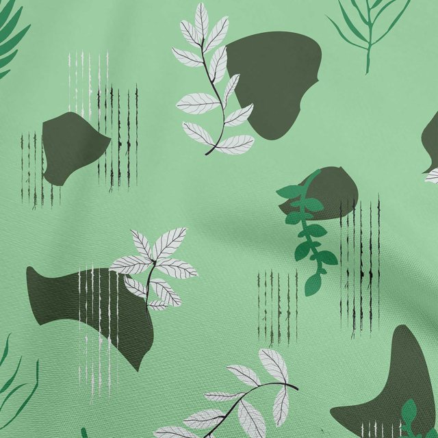 oneOone Viscose Chiffon Sea Green Fabric Abstracts Sewing Craft Projects Fabric Prints By Yard 42 Inch Wide