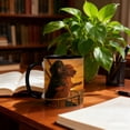 thumbnail image 3 of Ceramic Coffee Cup with Comfortable Handle, Microwave and Dishwasher Safe, 12 oz Capacity, 3 of 4