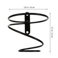 thumbnail image 3 of KAKOWELY iron wine rack 6pcs Single-bottle Wall-mounted Wine Racks Creative Storage Wine Racks (Black)4.72"X3.94"X3.94", 3 of 4