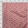thumbnail image 3 of oneOone Tissu Popeline de Coton Rouge Matériel de Robe Tropicale Tissu Imprimé Tissu au Mètre 42 Pouces de Large, 3 of 5