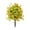 Yellow, variant on DPTALR Artificial Flowers With Ground Spikes Garden Stake Faux Shrubs Garden Accessories 22in For Outdoor Outside Garden Porch Patio Wedding Party Decoration