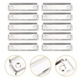 thumbnail image 3 of 15pcs Metal Clipboard Clips - Mountable Office Clips For A4 Clipboards, With Rubber Grip And Hanging Hole, Perfect For Classroom, Home, And Office Use, 3 of 8