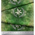 thumbnail image 3 of Soimoi Velvet Fabric Leaves,Floral & Galaxy Texture Printed Craft Fabric by The Yard 58 Inch Wide, 3 of 3