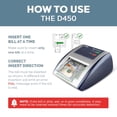 thumbnail image 4 of AccuBANKER D450 Counterfeit Money Checker Machine, Magnetic, Infrared, Watermark and Micro-Printing Detection in Less Than 1 Second with Audible and Visual Alert for Suspicious Bill, 4 of 4