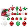 thumbnail image 3 of Pisexur 45PCS Christmas Ball Ornaments Set - Assorted Shatterproof Hanging Tree Ornament Set with Reusable Hand-held Gift Package for Xmas Tree Holiday Party and Home Decor, 3 of 9