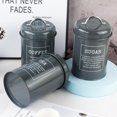 thumbnail image 4 of Rongfmy Metal Kitchen Canister Set coffee and tea Sugar Storage Jars Containers for A Gray, 4 of 9