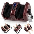 thumbnail image 1 of Costway Foot & Calf Massager Deep Kneading Shiatsu Massager Machine with Heat Red, 1 of 10