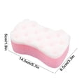 thumbnail image 3 of TopLLC Kitchen Gadgets, Kitchen Accessories, Kitchen Utensils, Kitchen Tool Wave Bath Sponge Bath Wipe Abundant Foam Bath Household Children's Bath Sponge Multiple Function Cleaning Wipe Bath sponge, 3 of 6