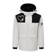 thumbnail image 1 of RXIRUCGD USB Intelligent Constant Temperature Heated Windproof Plus Size Coat For Men And Women Winter 4 Heated Jacket Coat( Beige, Size:S ), 1 of 4