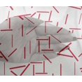 thumbnail image 4 of oneOone Viscose Chiffon Fabric Line Geometric Printed Fabric 1 Yard 42 Inch Wide, 4 of 4