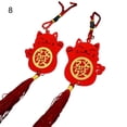 thumbnail image 2 of 2Pcs Convenient Hanging Ornament Add Atmospheres Fabric Character New Year Wall Pendant for Festival, 2 of 8