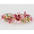 thumbnail image 4 of Women Rhinestone Hair Clip Flower Decor Butterfly Hair Barrette French Barrette, 4 of 10