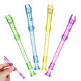 thumbnail image 1 of 4 Pcs Mini Clarinette 6 Trous Flûte Transparente Enfants Débutants Instruments à Vent (Couleur Aléatoire), 1 of 8