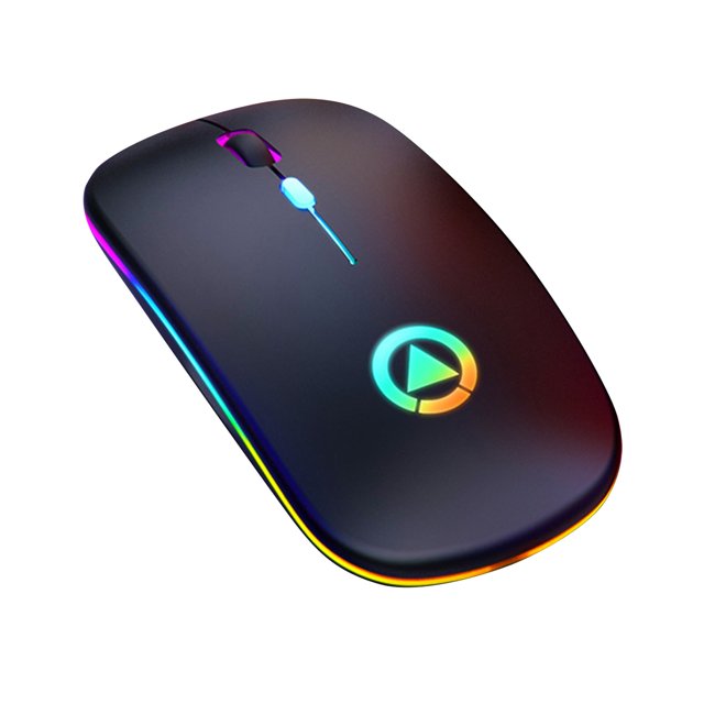 Rbaofujie Wireless Bluetooth Mouse 2.4GHz Wireless Optical Mouse Three Modes Bluetooth 3.0 5.0 USB Rechargeable LED Gaming Mouse Wireless