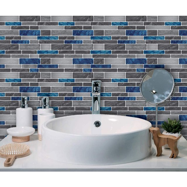 Cqxid Autocollants Muraux à Moins de 10 $ Autocollant Mural ABS 3D Fenêtres de Cuisine Carreau de Cristal