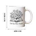 thumbnail image 2 of Kcavykas Kitchen, Kitchen Essential, Kitchen Gadgets Gift for Book Lover, Floral Book Mug, Reading Mug, Flower Book Mug, Book Lover Mug, Librarian Mug,Teacher Gift, 2 of 4