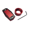 thumbnail image 2 of Lipstore Pool Chalk Holder Billiard Cue Chalk Box Mini Aluminum Alloy Chalk Case Pool Red with Back, 2 of 8