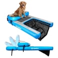 thumbnail image 1 of Solstice Original Inflatable Pup Plank Dog Float Floating Ramp Ladder for Pools, 1 of 9