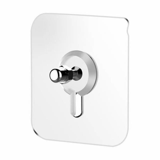 Clearance! Adhesive Hooks Heavy Duty Wall Hooks for Hanging Wall Hangers Without Nails 2 In 1 Screw Sticker for Wall Mount Shelf Waterproof Rustproof for Kitchen Bathroom Home Office Multi-Color