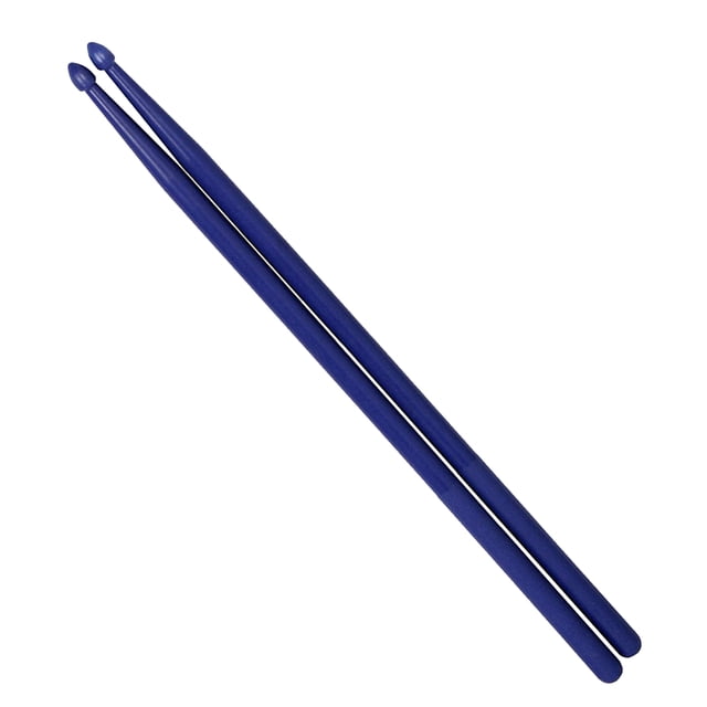 yingyy 2Pcs Nylon Tambour Rythme Bâtons Maillets Percussion Kid Baguettes Instrument de Musique Débutants Adultes Professionnels Jaune Bleu Foncé