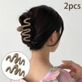 thumbnail image 1 of WIFKLSIIPG 2 Pcs Grande Pince à Cheveux Ondulée Pince à Disque Pince à Cheveux pour Femmes, 1 of 5