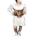 thumbnail image 1 of Vintage Corset for Women with Floral Pattern Back Straps, 1 of 9