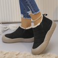 thumbnail image 4 of XIMIN Bottes d'Hiver pour Femmes Bottines de Neige Bottines Chaudes Doublées en Peluche à Enfiler Marche Randonnée Chaussures en Coton Espadrilles à Plateforme Extérieur Antidérapantes Botte Courte en Molleton, 4 of 6