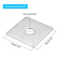 thumbnail image 2 of Uxcell Rondelle Carrée, Lot de 10, M12x50x50x2 mm, Rondelles Carrées pour Plaques en Acier Inoxydable 304, 2 of 5