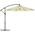 thumbnail image 1 of Outsunny 10' Deluxe Patio Umbrella, Outdoor Market Parasol, Beige, 1 of 10
