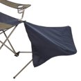 thumbnail image 5 of Kamp Rite Chaise de Camping Pliante avec Porte-Gobelets, Repose-Pieds et Sac, Marine/tan, 5 of 5