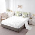 thumbnail image 3 of Erosebridal Girls Pink Floral Bedding Sets Full Size, Spring Garden Comforter Sets with Sheets, Microfiber, 7pcs, 3 of 5