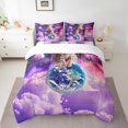 thumbnail image 2 of YST Little Cat King Comforter Set - 7 Pieces, King, Galaxy Starry Sky, Cute Kitten, 2 of 5