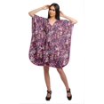 thumbnail image 2 of Moomaya Robe Courte de Caftan de Plage, Robe de Couverture Imprimée, Kaftan pour Femmes, Tenue de Plage, Couverture, 2 of 4