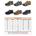 thumbnail image 2 of Woobling Sandale de Pêcheur Antidérapante pour Homme, Sandales à Cordon, Chaussures de Conduite Légères, Chaussures de Mode pour Homme à Bout Fermé, Brun Foncé 9, 2 of 8
